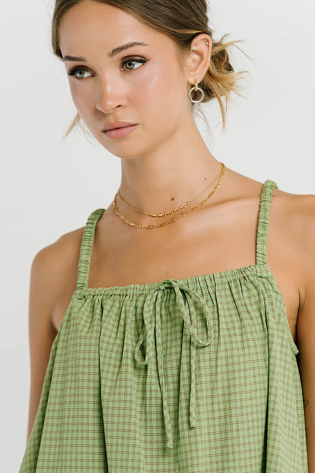 Juniper Plaid Mini Dress