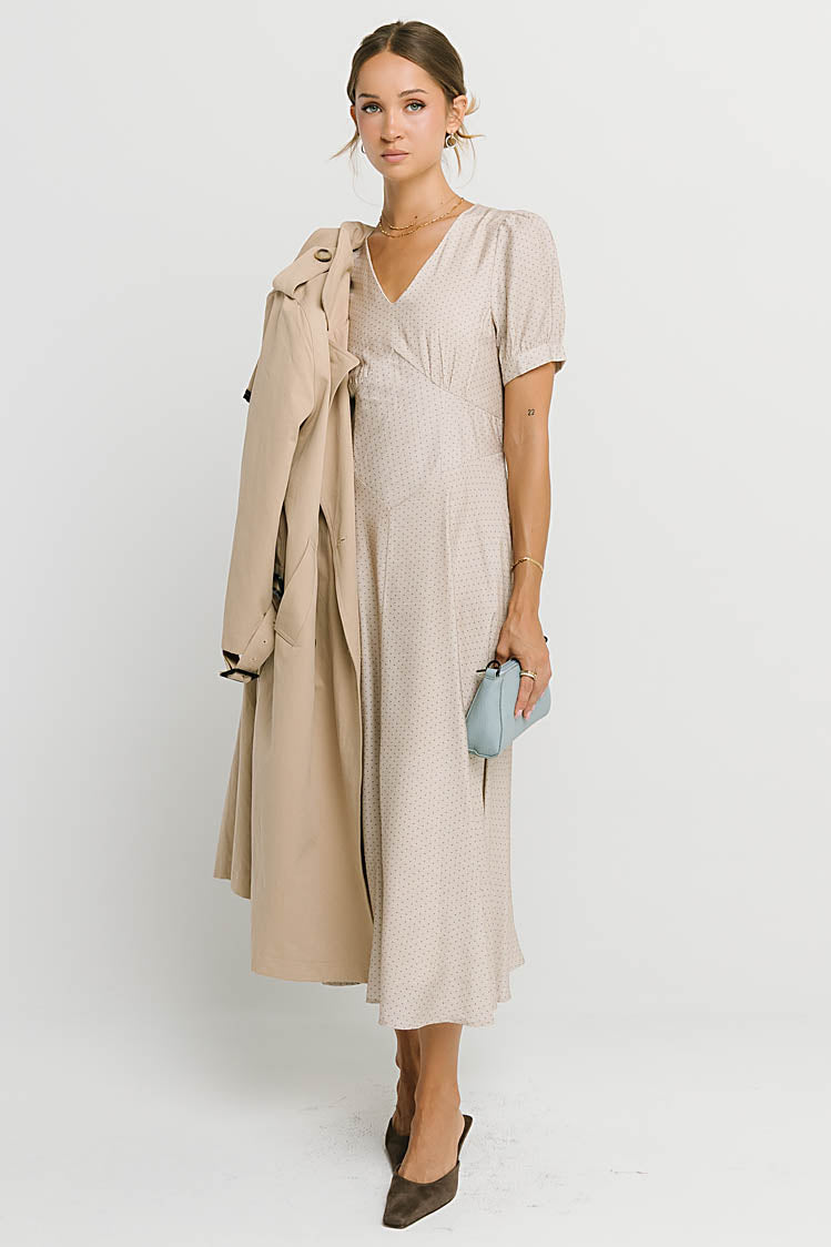 Ulani Polka Dot Midi Dress