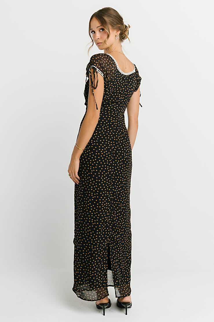 Sophie Polka Dot Maxi Dress