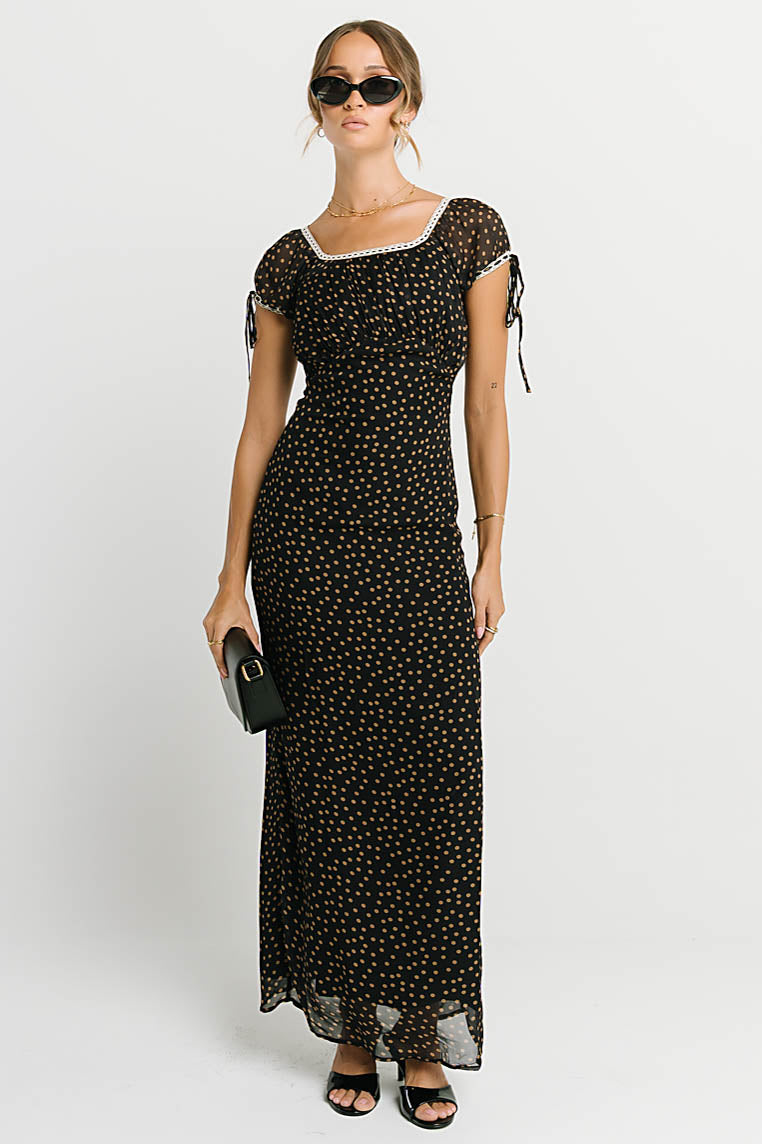 Sophie Polka Dot Maxi Dress