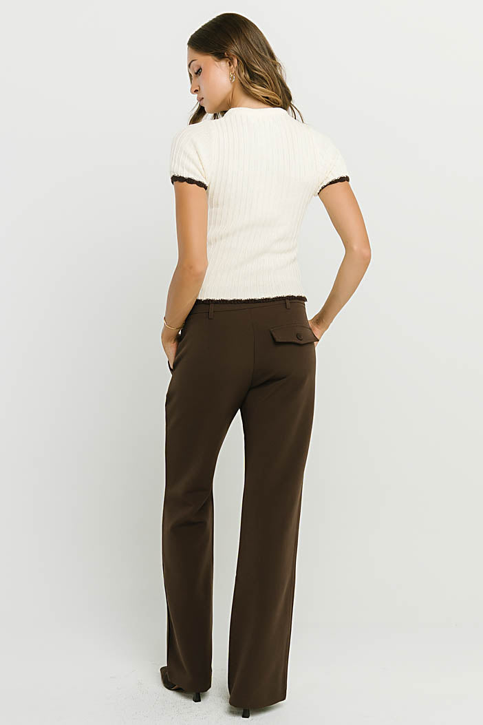 Gianna Trousers in Regular Brown