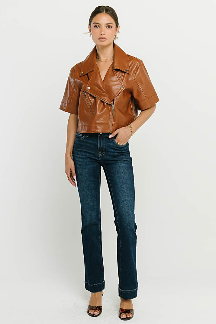 Nena Vegan Leather Jacket - FINAL SALE
