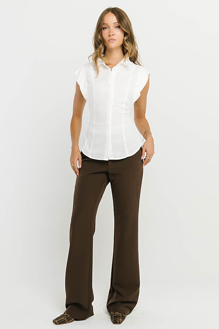 Pablo Button Up in White