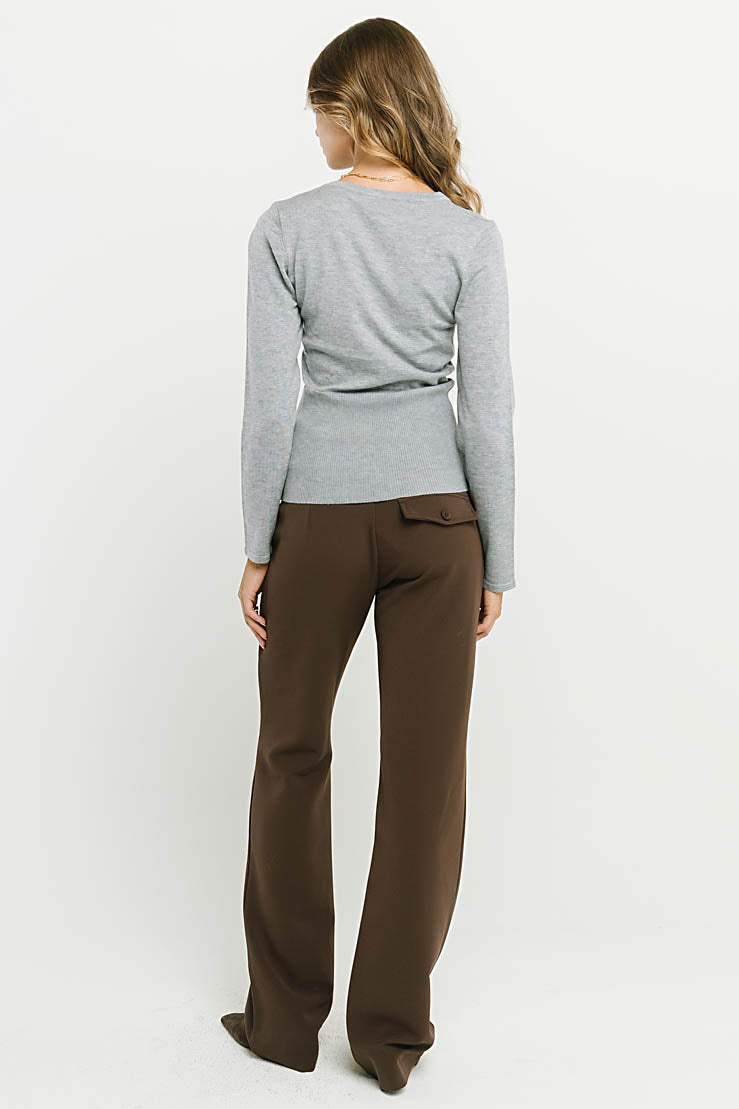 Gianna Trousers in Regular Brown
