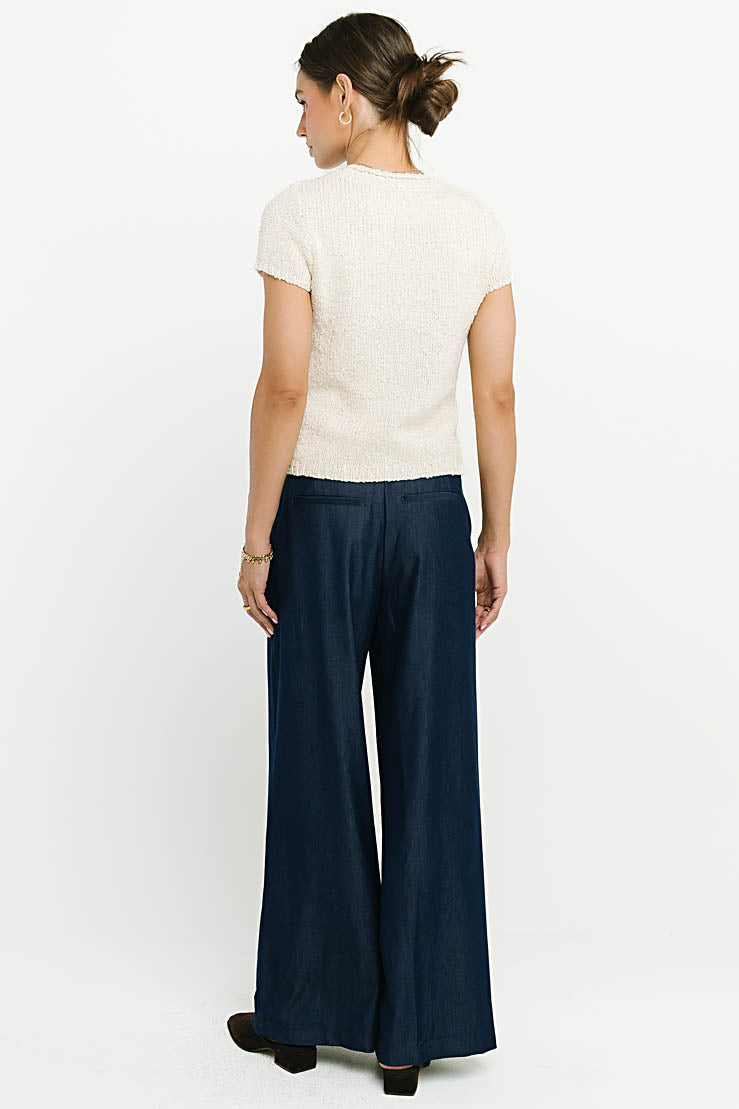 Zoey Knit Sweater in Ivory - FINAL SALE