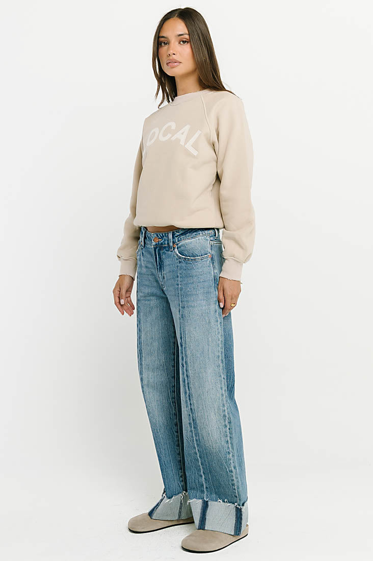 Local Sweatshirt in Beige