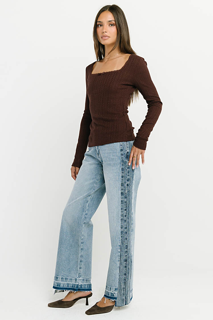Emie High Rise Wide Leg Jeans