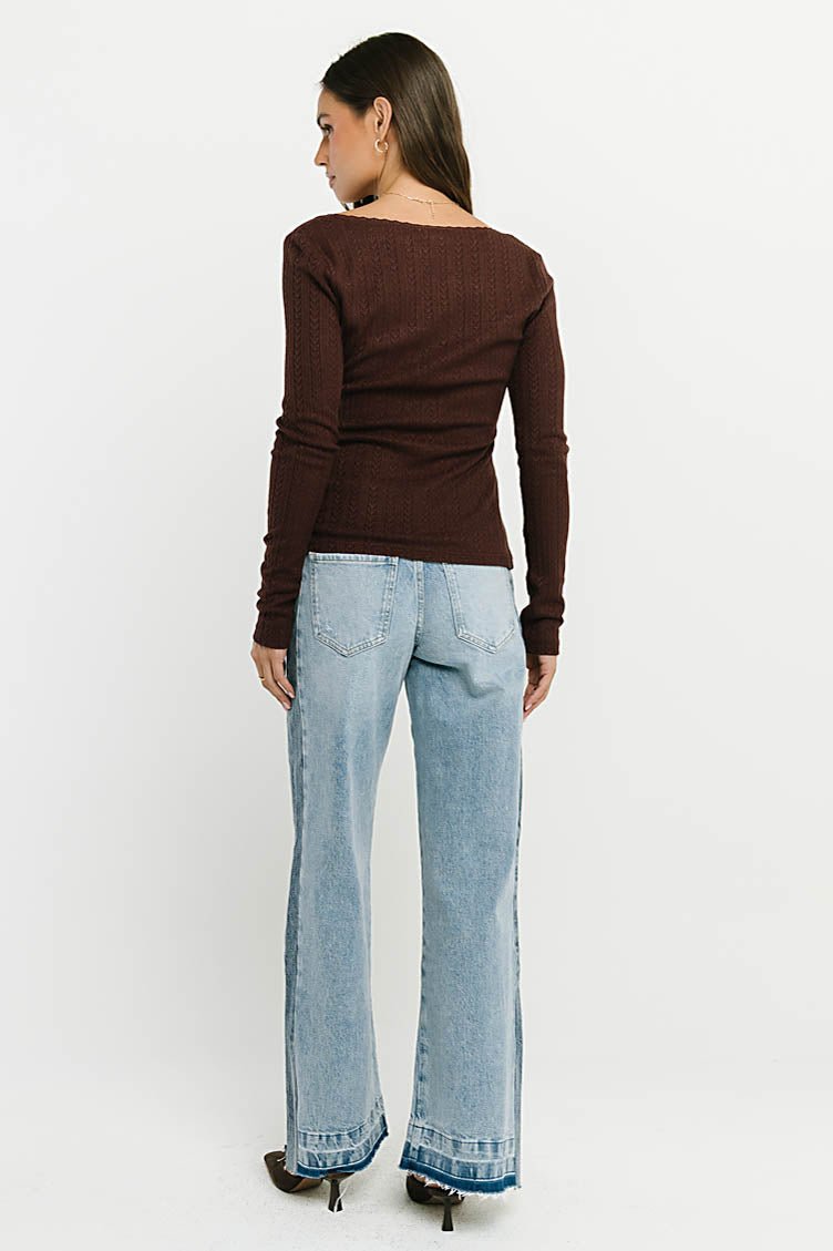 Emie High Rise Wide Leg Jeans