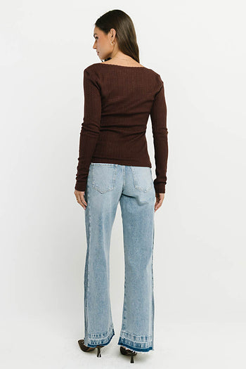 Emie High Rise Wide Leg Jeans