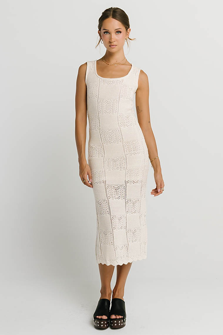 Melly Crochet Maxi Dress