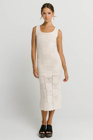 Melly Crochet Maxi Dress