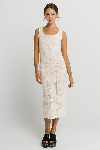 Melly Crochet Maxi Dress