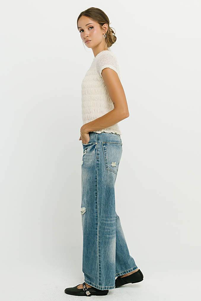 Marko Lace Top in Cream - FINAL SALE