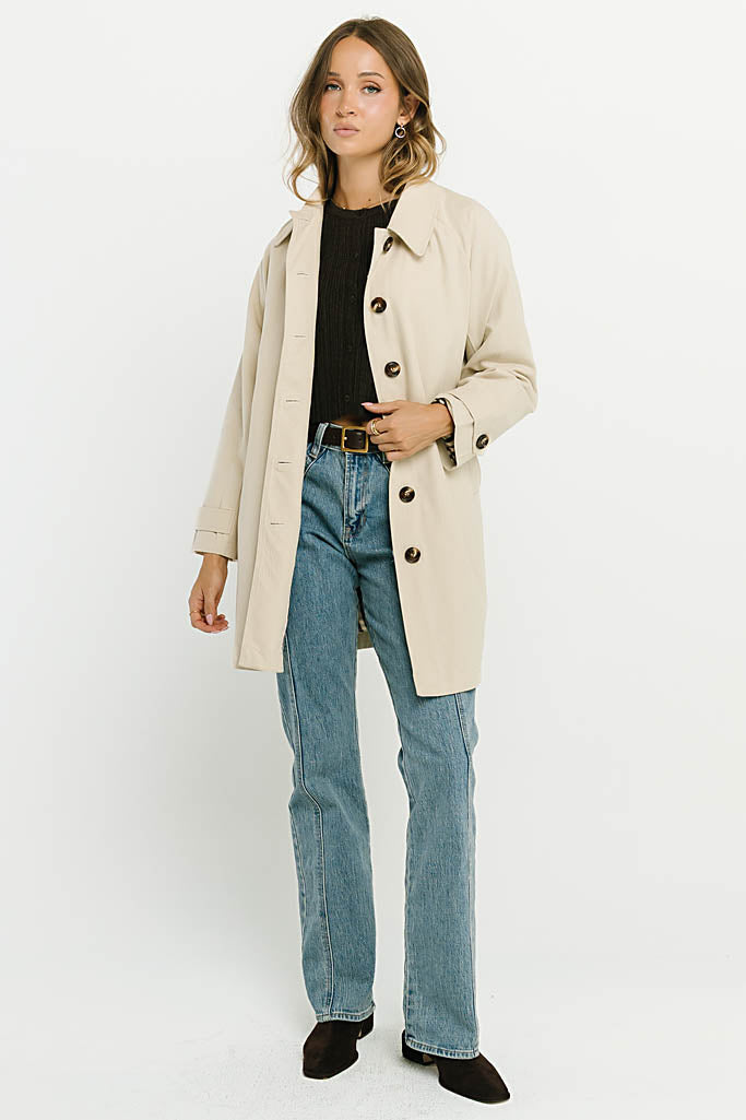 Denice High Rise Seamed Bootcut Jeans