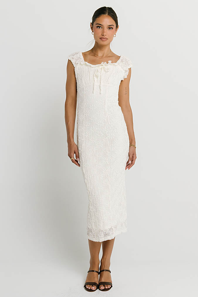 Lorena Crochet Maxi Dress
