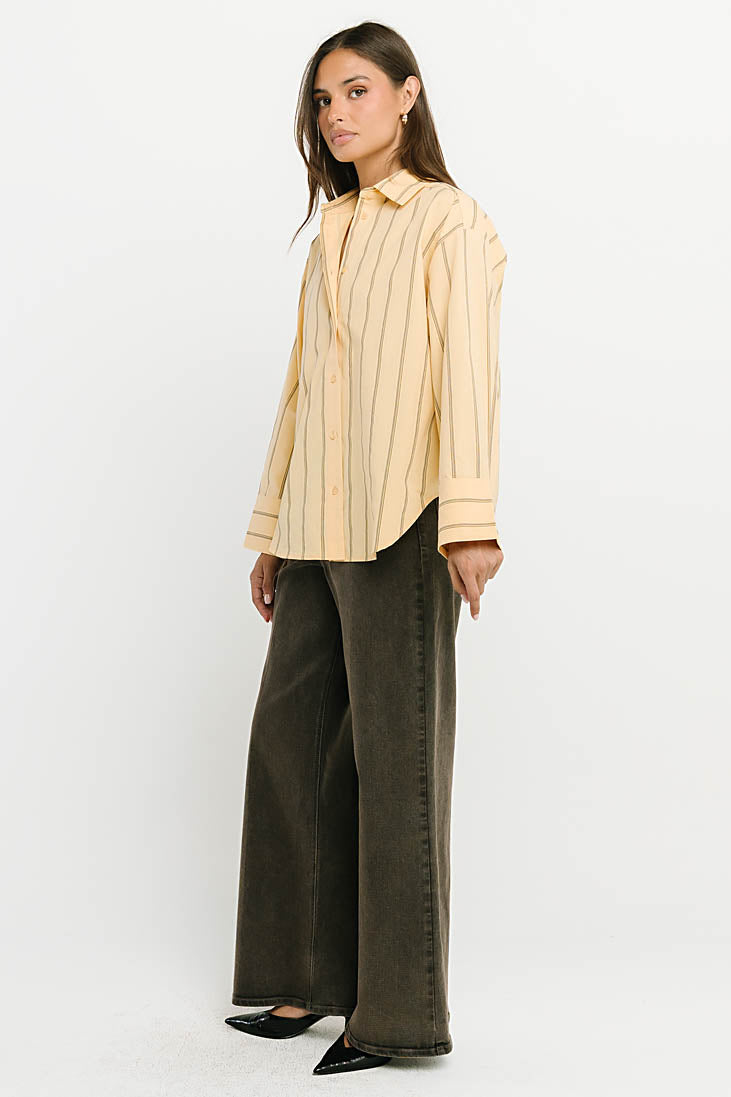 Kenya Striped Button Up