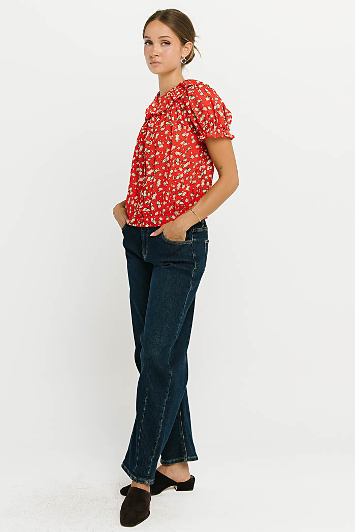 Zoe Mid Rise Barrel Jeans