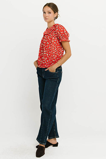 Zoe Mid Rise Barrel Jeans