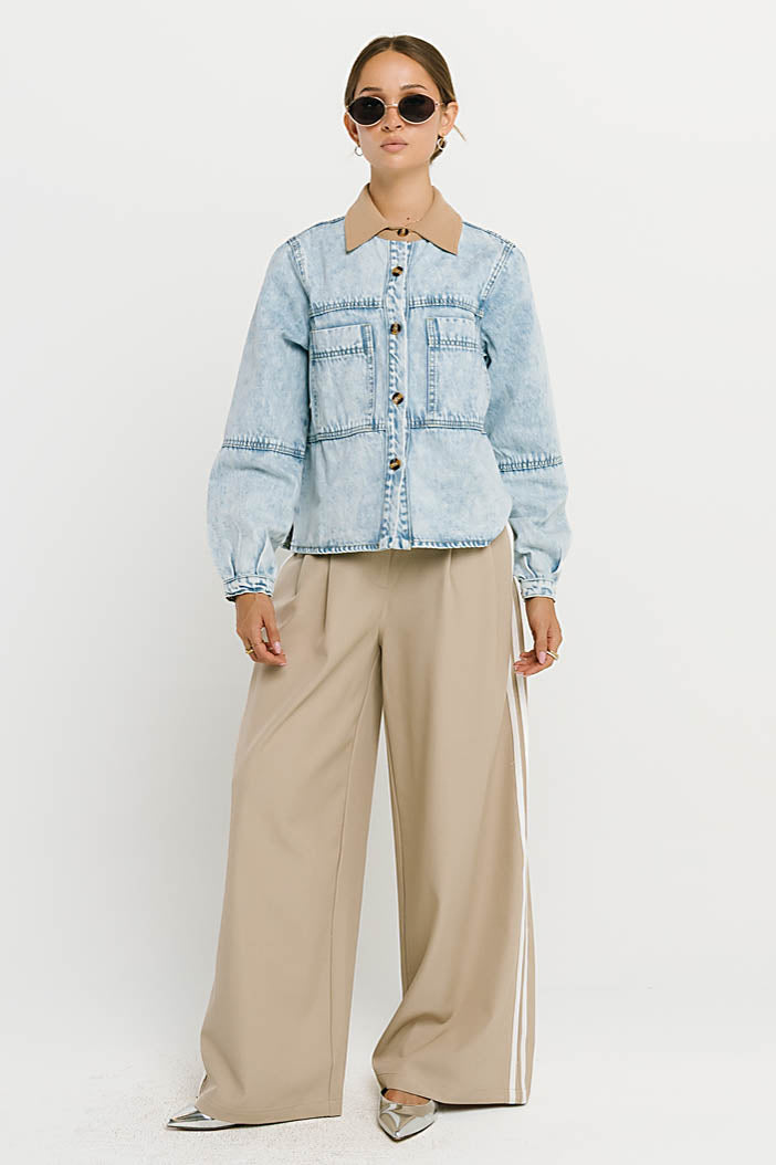 Louisa Pleated Wide Leg Pants