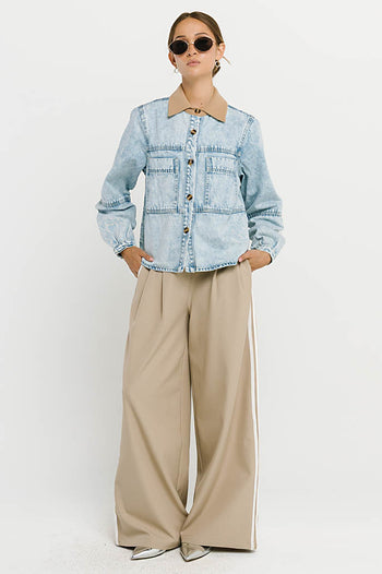 Louisa Pleated Wide Leg Pants