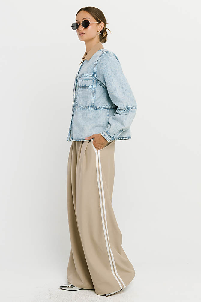Louisa Pleated Wide Leg Pants