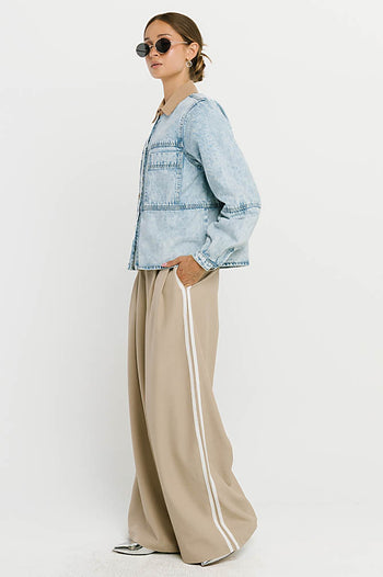 Louisa Pleated Wide Leg Pants