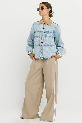 Andy Contrast Denim Jacket