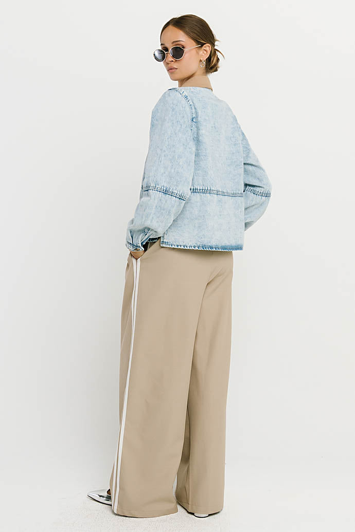 Louisa Pleated Wide Leg Pants