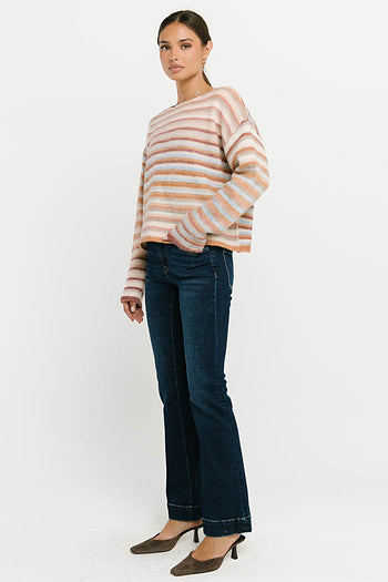 Nicole Striped Knit Sweater