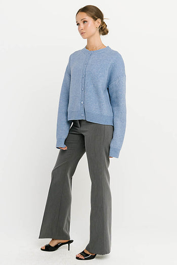 Valeria Oversized Sweater in Light Blue
