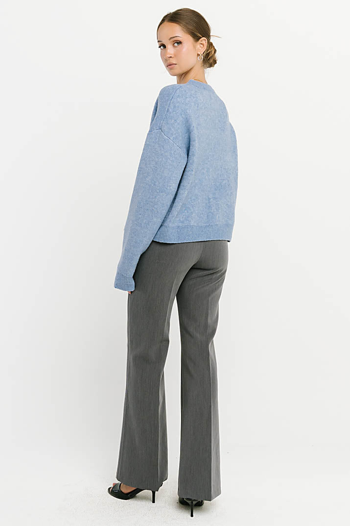 Valeria Oversized Sweater in Light Blue
