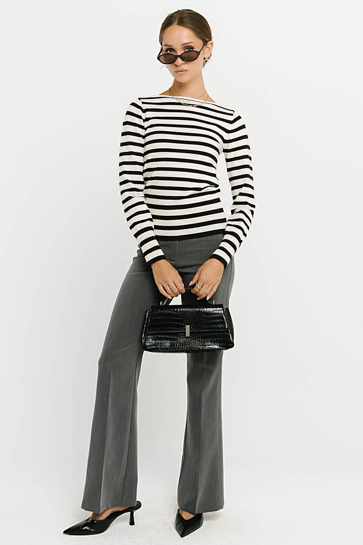 Valentina Trousers in Charcoal
