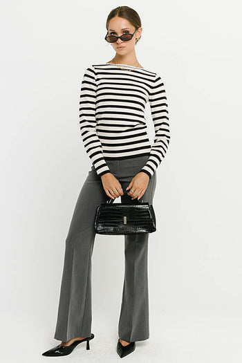 Valentina Trousers in Charcoal