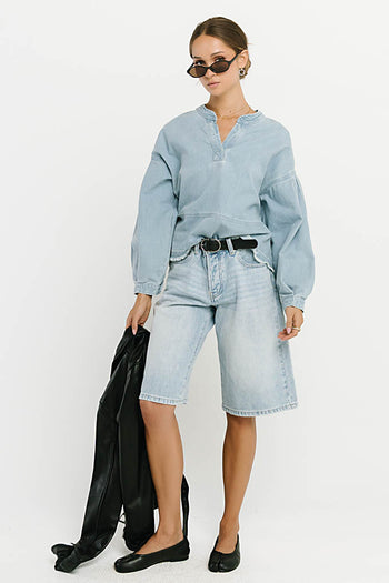 Tessa Denim Top