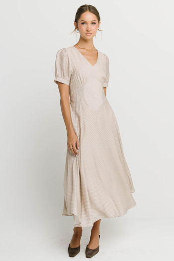 Ulani Polka Dot Midi Dress