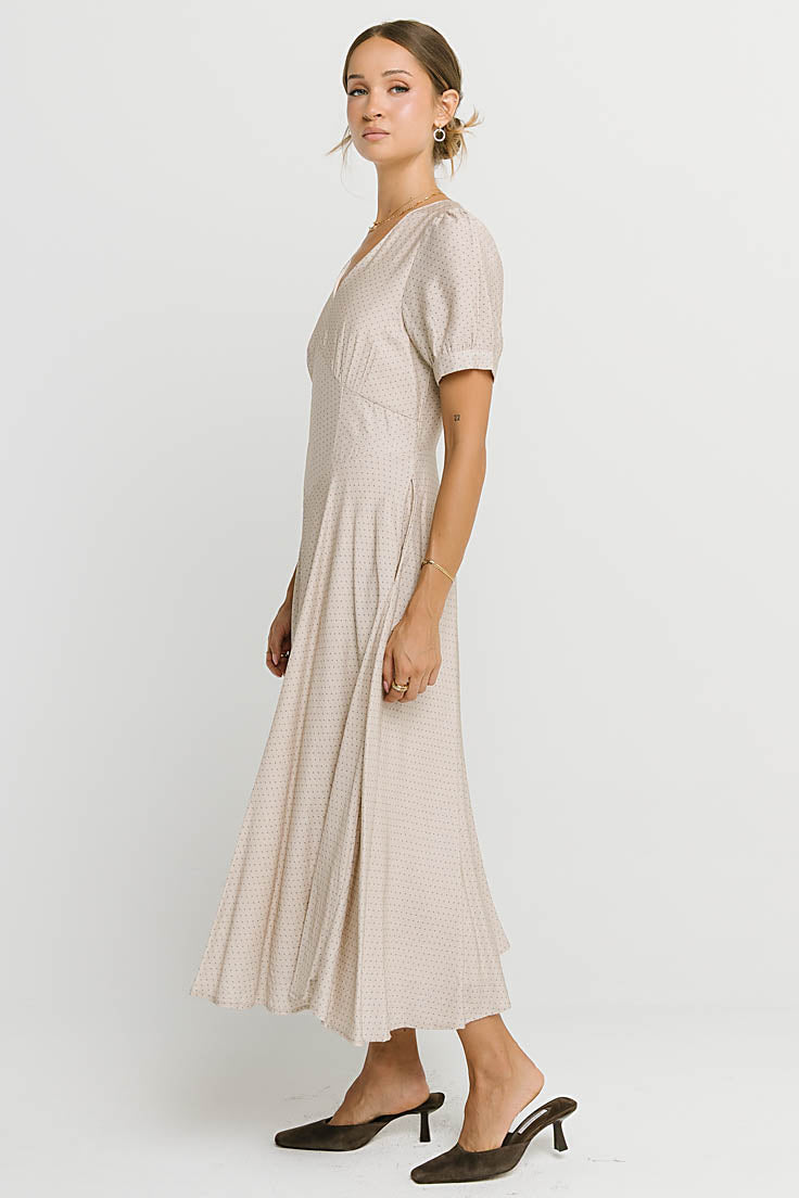 Ulani Polka Dot Midi Dress