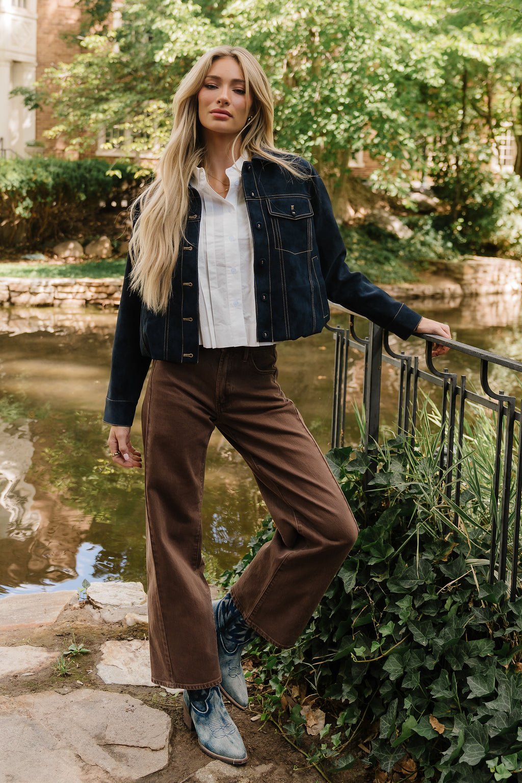 Mercer Contrast Suede Jacket