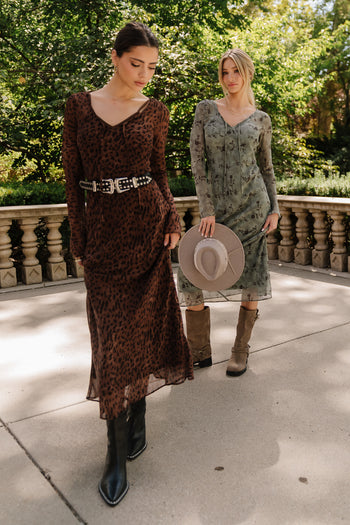 Maeve Maxi Dress in Brown