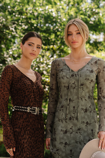 Maeve Maxi Dress in Brown