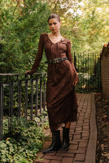 Maeve Maxi Dress in Brown