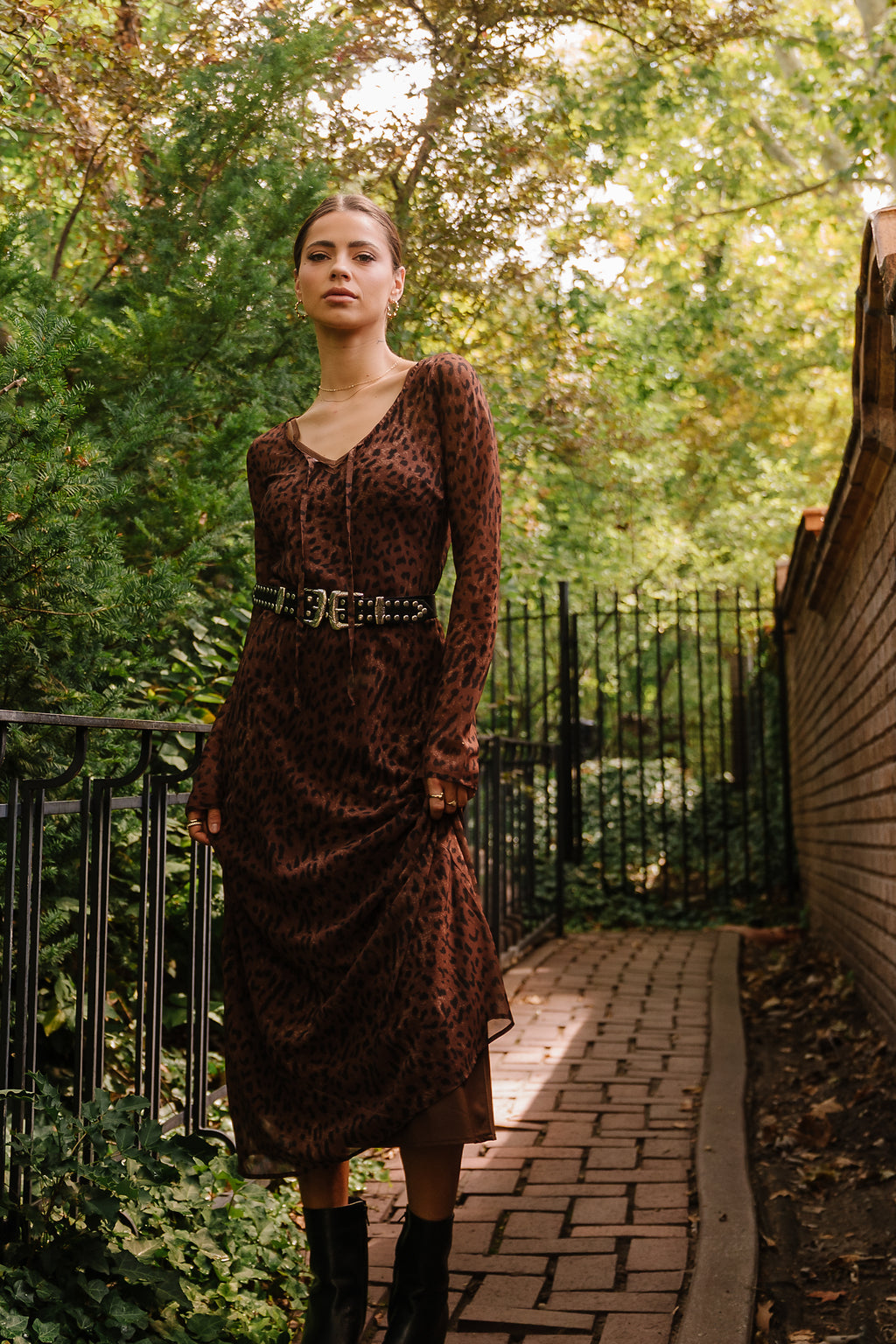 Maeve Maxi Dress in Brown