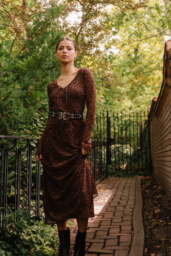 Maeve Maxi Dress in Brown