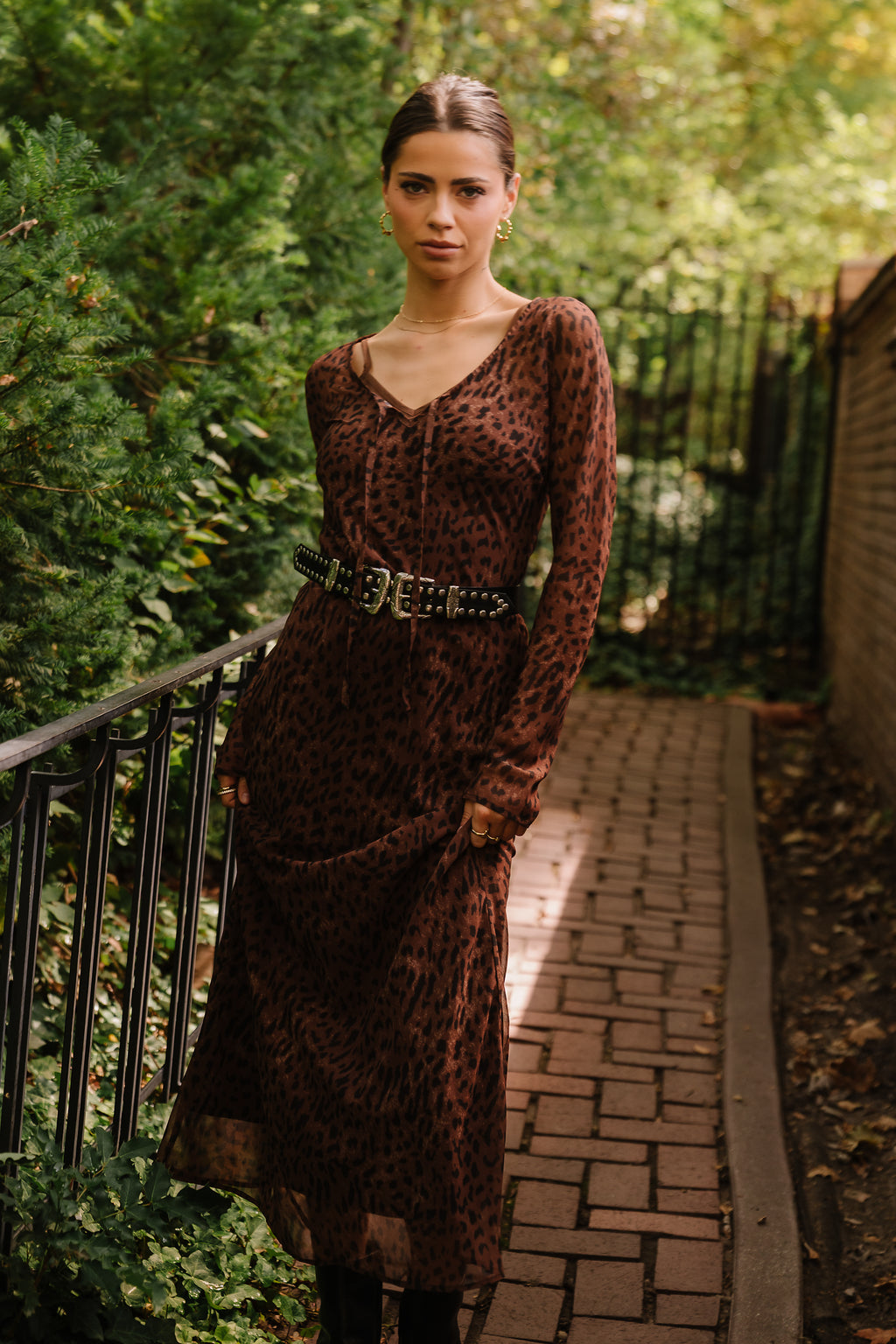 Maeve Maxi Dress in Brown