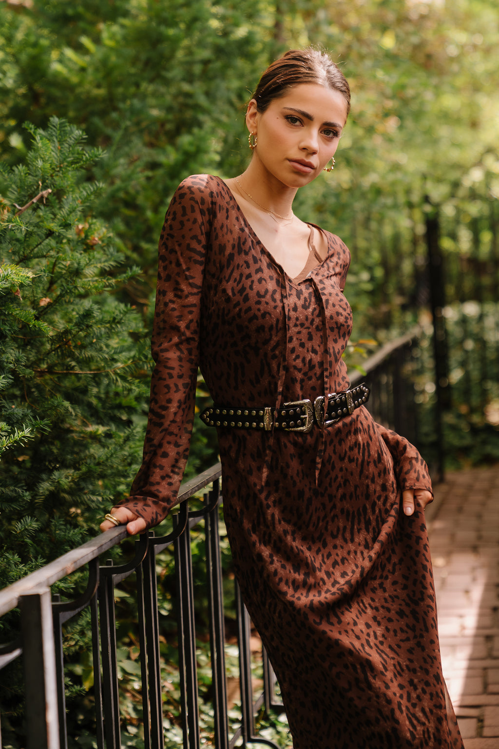 Maeve Maxi Dress in Brown