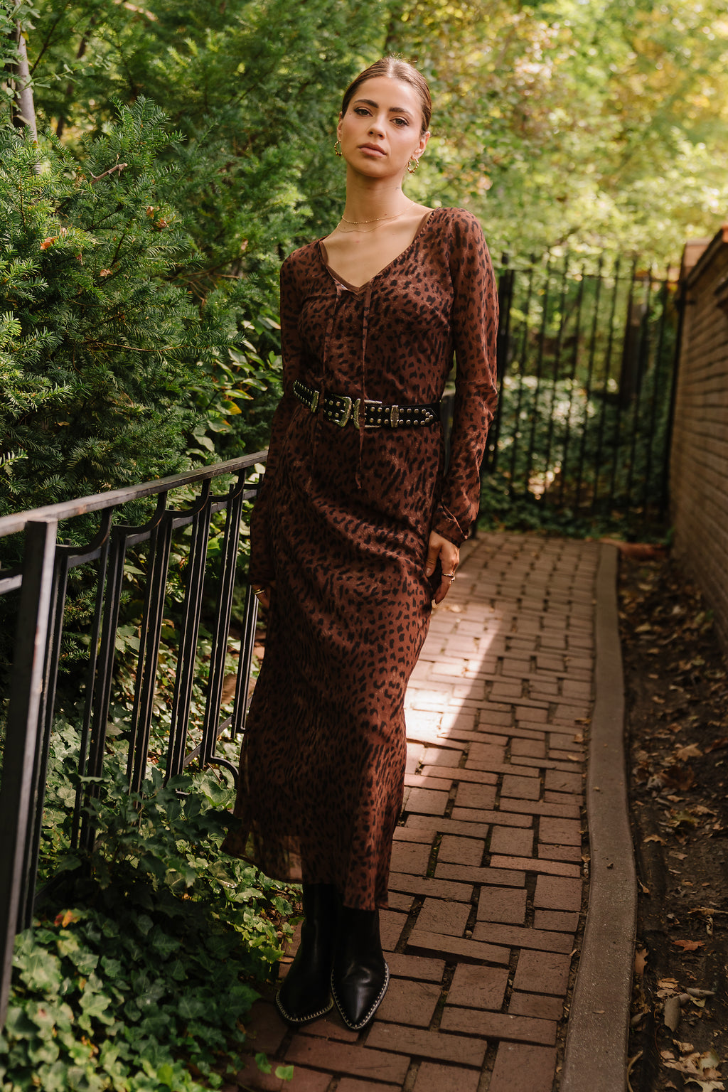 Maeve Maxi Dress in Brown