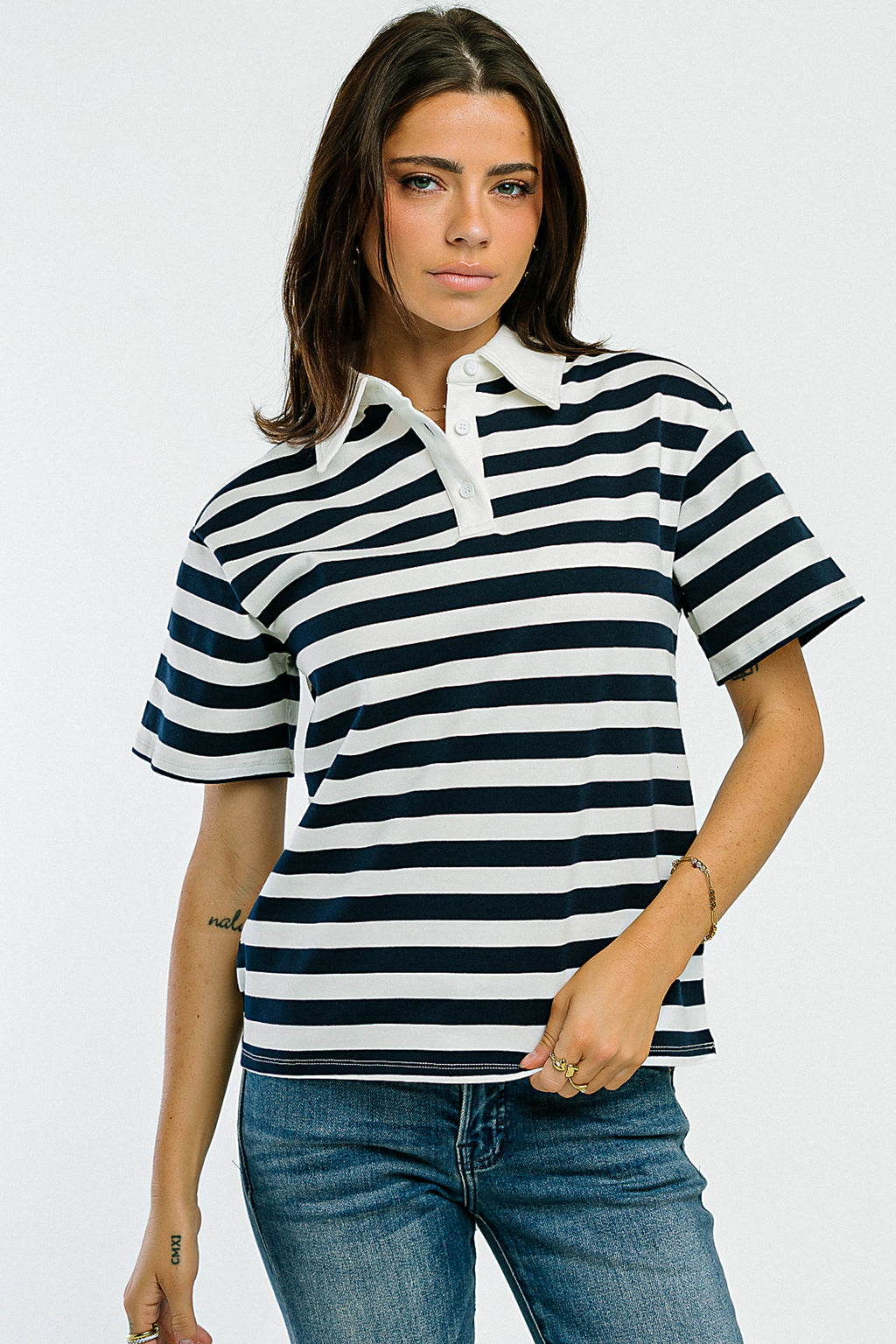 Barley Striped Polo