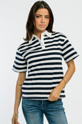 Barley Striped Polo