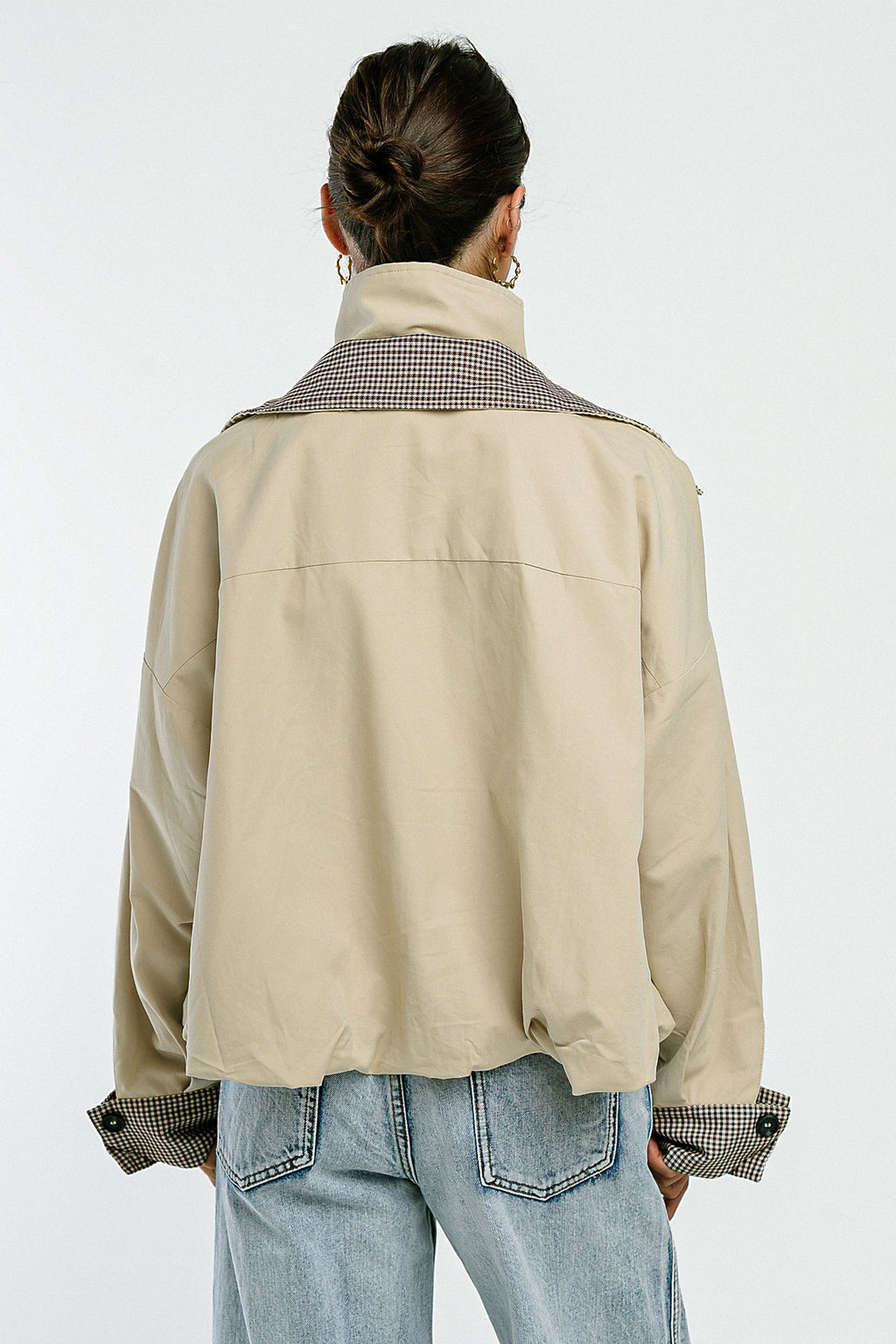 PREORDER  - Colette Oversized Trench Jacket in Khaki
