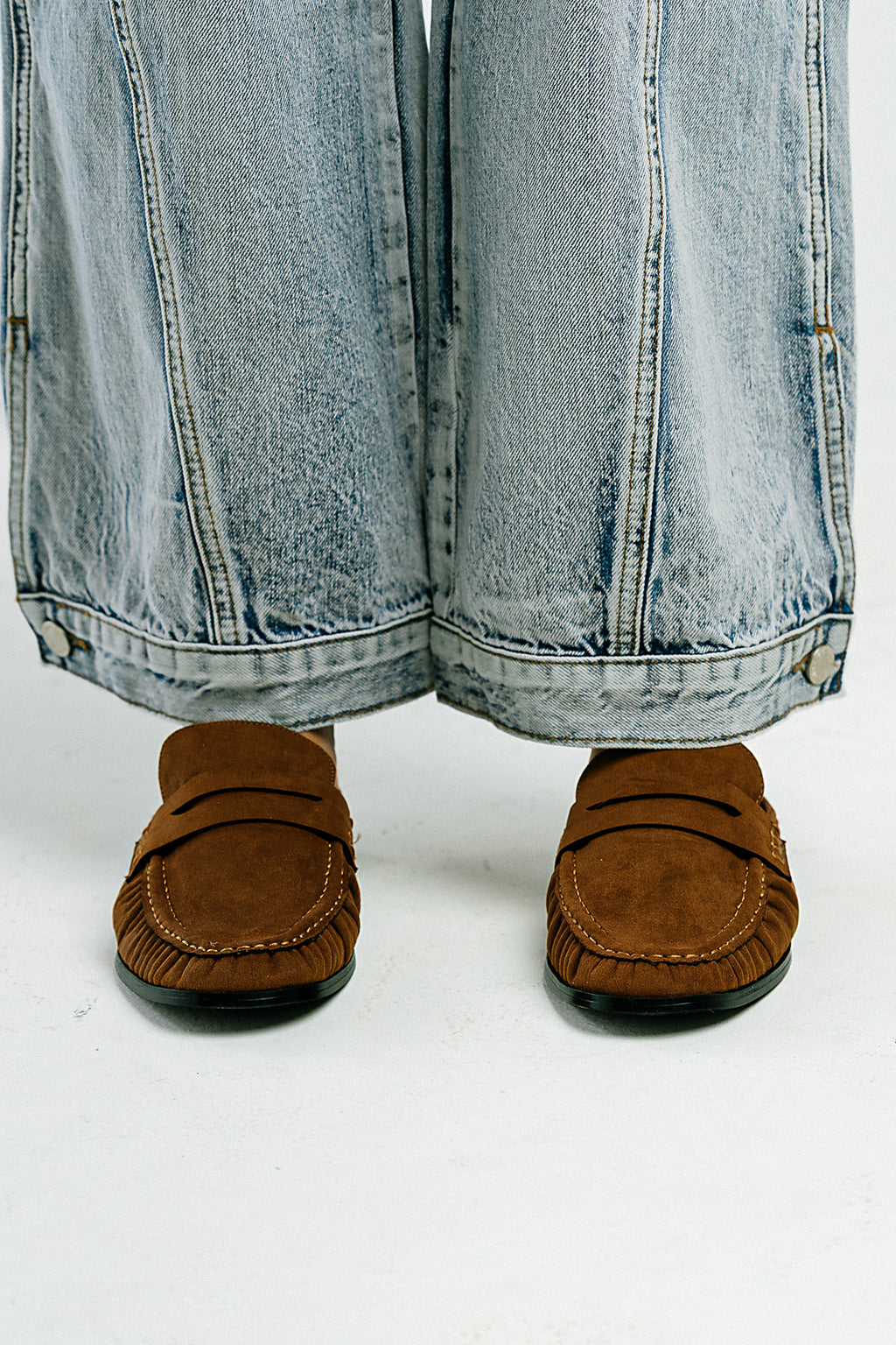 Tuscany Open Back Loafer in Brown