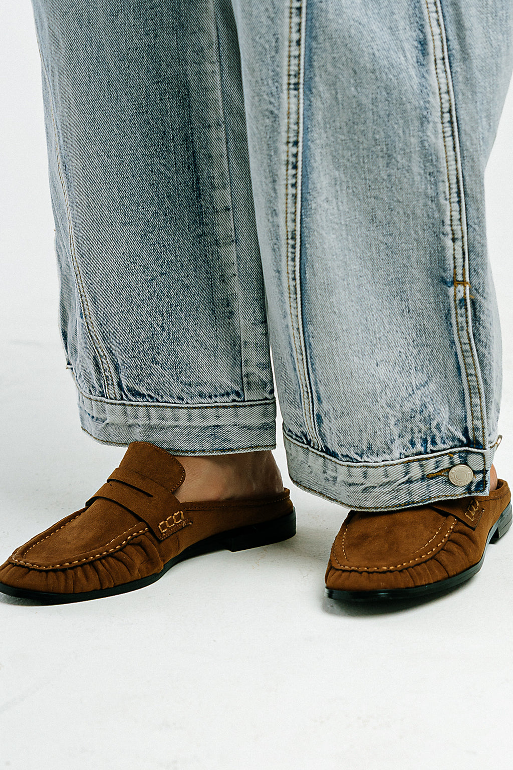 Tuscany Open Back Loafer in Brown